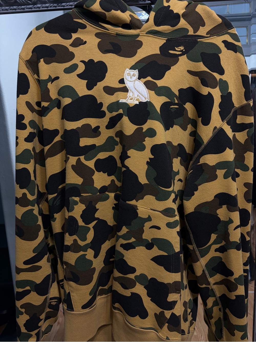OVO Camo Hoodie - Brown, Green, Black
